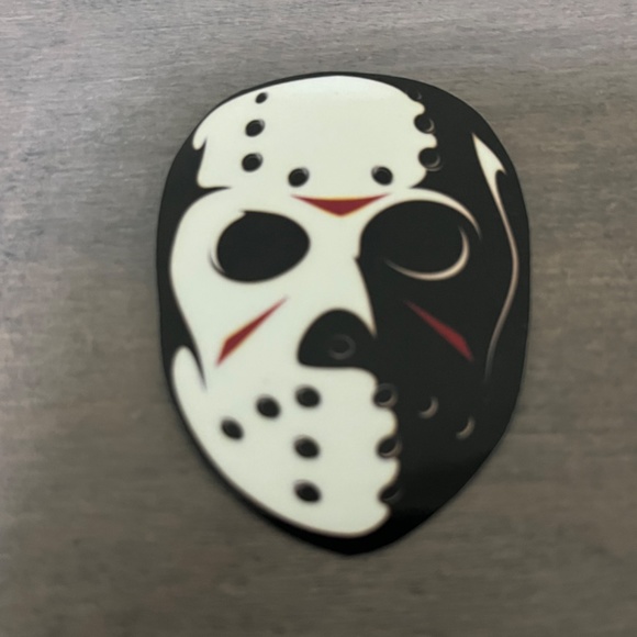 Jason & Leatherface from Texas Chainsaw Stickers - Picture 3 of 3